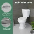 thumbnail image 4 of Renovators Supply Corner 2-Piece Toilet Sheffield with Round Bowl and Slow Close Seat, White, 4 of 15