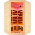 thumbnail image 2 of OUTEXER 2 to 3 Person Infrared Sauna Home Saunas,2100W Low EMF Canadian Hemlock Luxury Indoor Saunas Dry Sauna Home Spa Room with 7 Chromotherapy, Reading Lights, Bluetooth Speakers, Oxygen Bar, 2 of 8