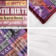 thumbnail image 4 of LHSHID 60th Birthday Gifts for Women Blanket 60th Birthday Decorations Women Gifts for 60 Year Old Woman Birthday Gifts Women Turning 60 Gifts for Women Throw Blanket 50"x60", 4 of 7