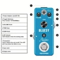 thumbnail image 3 of Rowin Distortion Bluesy Pedal: Overdrive clásico con modos cálido/caliente, True Bypass para guitarr, 3 of 7