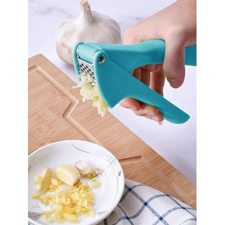 

1pc Stainless Steel Garlic Press Blue