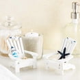 thumbnail image 2 of Set of 4 Mini Beach Chair for Bathroom, Nautical Home Decor, Ocean Decorations (4 in), 2 of 4