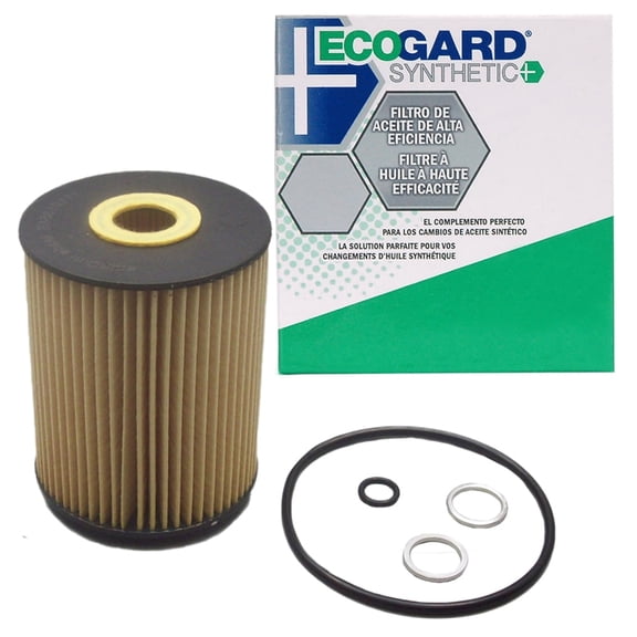 ECOGARD S5545 Premium Cartridge Engine Oil Filter for Synthetic Oil Fits Volkswagen Jetta 2.8L 1996-2002, Touareg 3.2L 2004-2006, Touareg 3.6L 2007-2011, Touareg 4.2L 2004-2007, Golf 2.8L 1996-2002