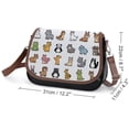 thumbnail image 2 of Cute Animals Vintage Crossbody Bag For Women Medium Leather Hobo Bags Shoulder Bag Classic City Leather Satchels, 2 of 8