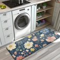 thumbnail image 3 of Pioneer Flower Floral Print Pattern Kitchen Rug Mat,Kitchen Runner Rugs Non Skid Washable,Decorative Kitchen Floor Mats for Kitchen,Sink,Laundry,17"x47.2", 3 of 7