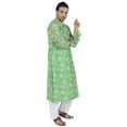 thumbnail image 2 of Atasi Traditional Long Sleeve Kurta For Men Mandarin Collar Neck Wear Party Wear, 2 of 7