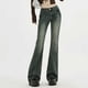 thumbnail image 3 of WILLBEST Pantalones Mujer Pantalones Vaqueros Holgados de Cintura Alta para Mujer, Estilo Urbano, de Moda, Holgados, Rectos, Informales, Cómodos y 2025. XXXXL, 3 of 8