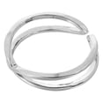 thumbnail image 4 of Anillos con diseño de cruz de plata, anillo abierto simple, anillo de dedo de moda, joyería delicada para mujer y niña, 4 of 8