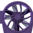 thumbnail image 3 of Mini ventilador de refrigeración BLESIY para colgar personal carga USB viajes uso de escritorio multiusos bajo ruido múltiples Violeta Collar Abanico, 3 of 3