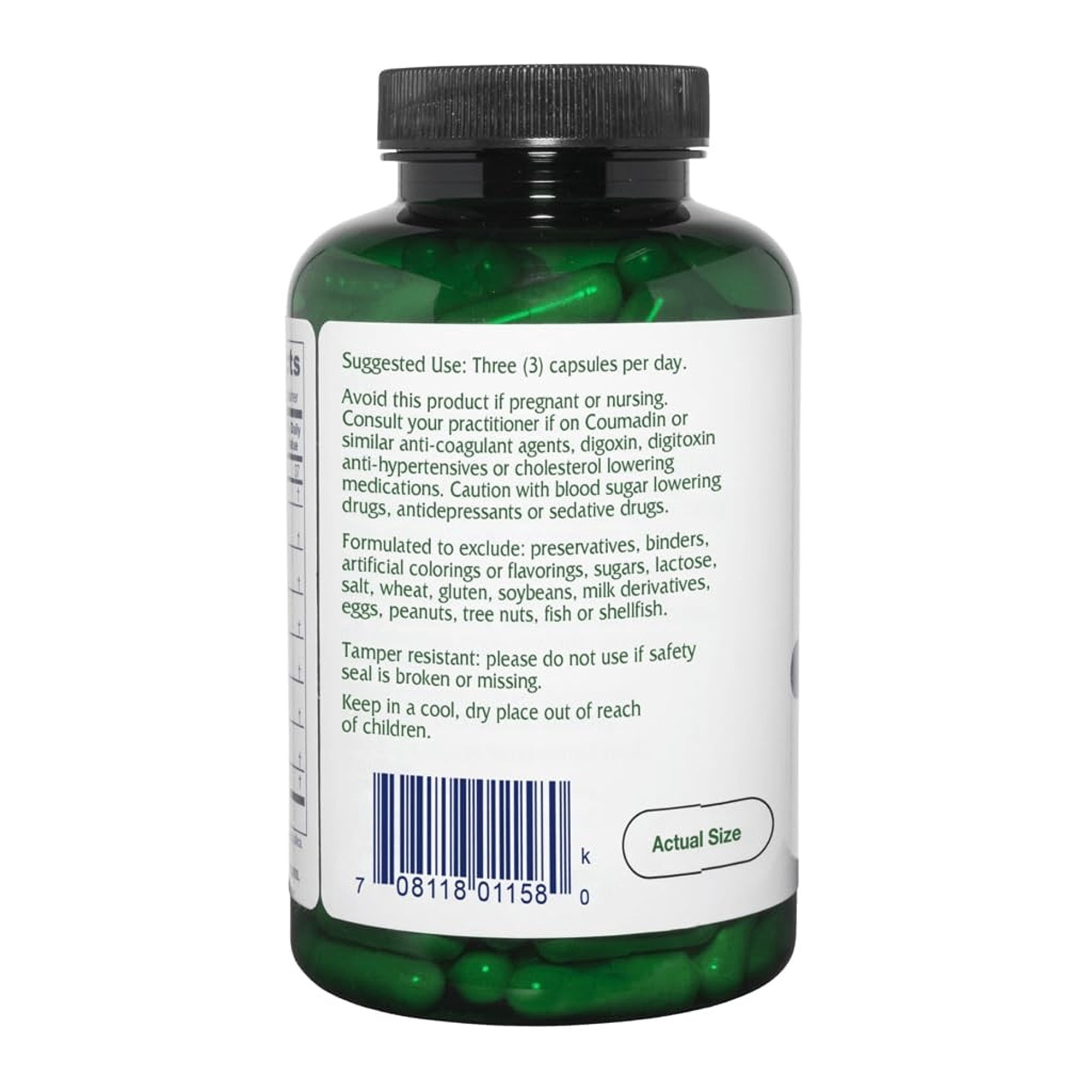 Vitanica Vasoblend Cardiovascular Support Supplement, Vegan Formula, 180 Capsules