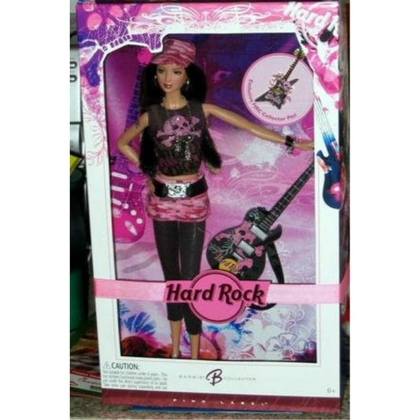 Andes herwinnen Regelen Hard Rock Barbie #4 Brunette Exclusive - Walmart.com