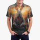 thumbnail image 1 of Balery Flower Meditating Rabbit Camisa Polo de Hombre con Estampado, de Manga Corta y Tejido Medio, Camisa Tipo Golf Polo-Small, 1 of 6