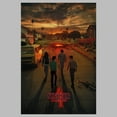 thumbnail image 2 of Netflix Boy's Stranger Things Four Friends Rift Apocalypse Poster Pull Over Hoodie Athletic Heather Medium, 2 of 4