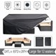 thumbnail image 2 of Patio Furniture Cover Super Large Outdoor Sectional Furniture Cover, Table Chair Sofa Covers, Waterproof Dustproof Protective Cover, Anti-UV/Wind (124, 2 of 5