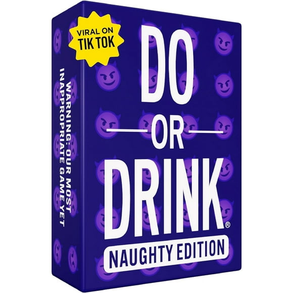 Do or Drink Naughty Edition - The Adult Drinking Game for Spicy Situations Fun Party Game