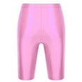 thumbnail image 4 of Sxiwei Men Glossy Shorts Bicycles Cycling Short Leggings Tights Boxer Underpants Workout Pants Pink M, 4 of 5