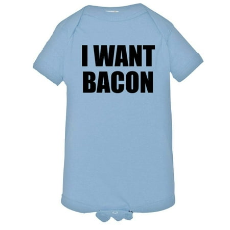 

PleaseMeTees™ Baby I Want Bacon Cheese Pizza I Love Greasy Food Onsie
