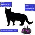 thumbnail image 6 of DISEN Cat Carrier Soft Pet Carrier,Pet Carrier Airline Approved Cat Carriers & Dog Carriers for Small Dogs,Breathable Mesh Travel Portable Bag & Pet Carrier for Cat,Purple, 6 of 6
