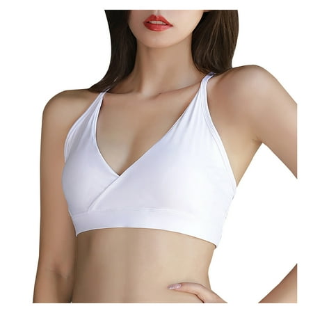 

YDKZYMD Women S Basic T-Shirt Bra With Lightly Lined Fit Bra Wireless Smoothing Bralettes Comfort Soft Bras