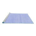 thumbnail image 2 of Ahgly Company Machine Washable Indoor Rectangle Solid Blue Modern Area Rugs, 8' x 10', 2 of 4