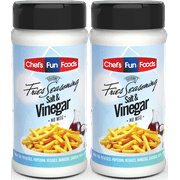 CFF Gourmet Fries Seasoning - 12Oz Salt and Vinegar Powder Seasoning (2 Pack)