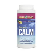 Natural Vitality Natural Calm Magnesium Anti Stress, Organic, Raspberry Lemon, 16 oz