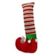 thumbnail image 2 of Elfo navideño con patas rellenas, decoración navideña colgante, corona decorativa. rayas blancas rojas, 2 of 9