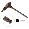 thumbnail image 3 of Uxcell 10mm Ball End Hex T-Handle Wrench Spanner, Metric S2 Steel, 3 of 5
