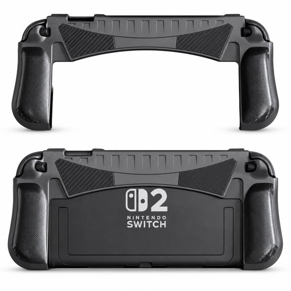 Dockable Protective Case for Nintendo Switch 2, TPU Ergonomic Grip Cover, Slim Shockproof Hard Shell fit for Switch 2 Console
