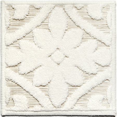 My Texas House Bluebonnets 1' X 1' Swatch Driftwood Floral Outdoor Rug