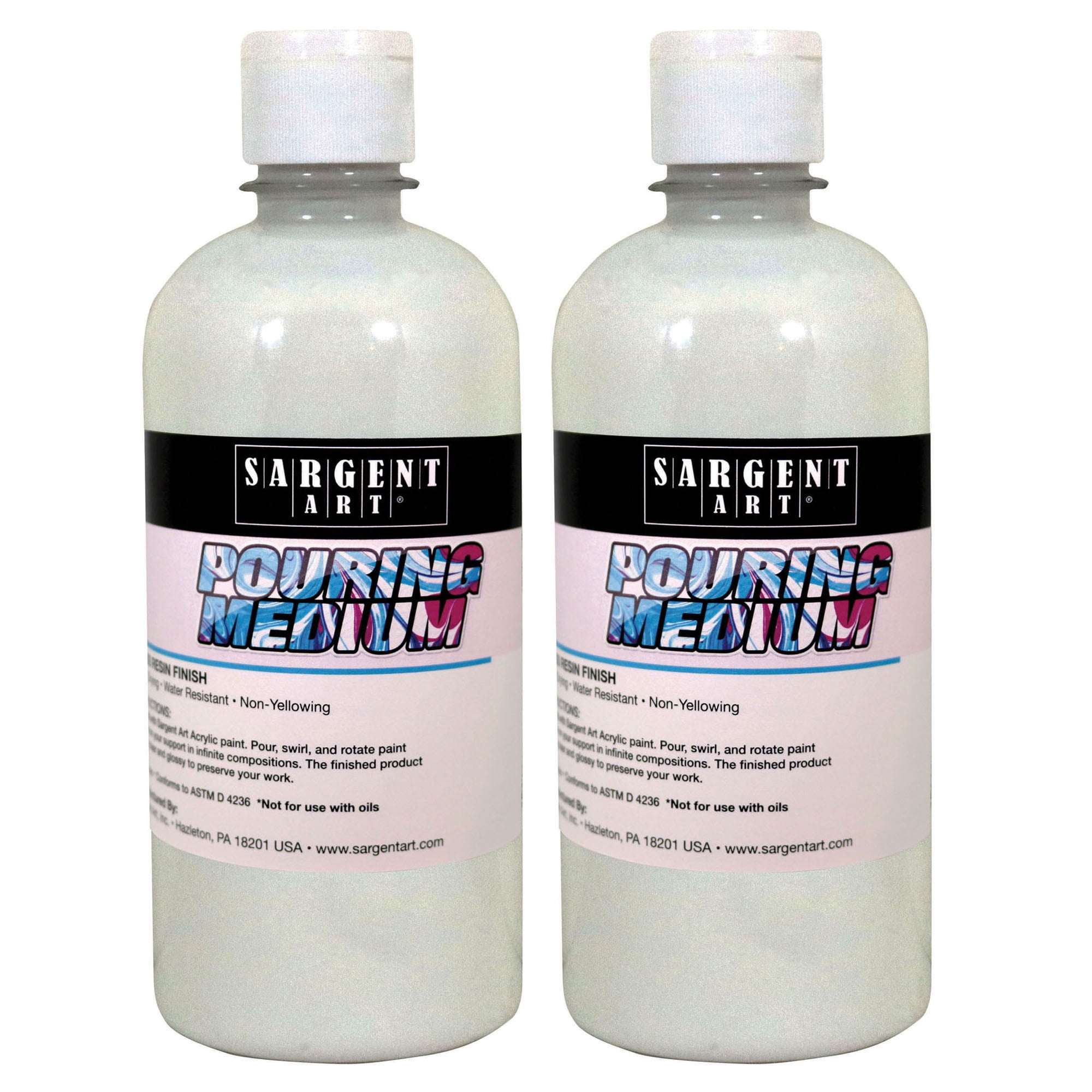 Sargent Art® Pouring Medium Gloss Resin Finish, 16 oz., Pack of 2