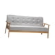 thumbnail image 4 of Sillón Sofá Silla,Muebles de Decoración de Diseño para El Hogar de Simple,Fila de Sofás de Diseño Vintage para Adultos para Apartamento,Villa gris, 4 of 8