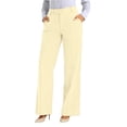 thumbnail image 5 of VBVC Women's High Waist Wide Leg Dress Pants, Slim Office Work Trousers For Women, Ladies' Pleated Business Casual Pants with Pockets,Beige,S-3XL, 5 of 7