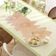 thumbnail image 4 of Fiudx Camino de Mesa de Pvc con Estampado Dorado, Elegante Diseño Floral, Antideslizante, Impermeable y Aislante, Perfecto para Comedor, Decoración Festiva, 90 X 30 Cm., 4 of 6