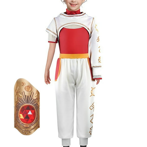 3PCS Zombies Girls T-shirt Outfit Sets Halloween Cosplay Cheerleader Printed Sweatshirt Sweatpants Set