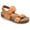 Tan, variant on Journee Womens Xanndra Multi Strap Flat Sport Sandals