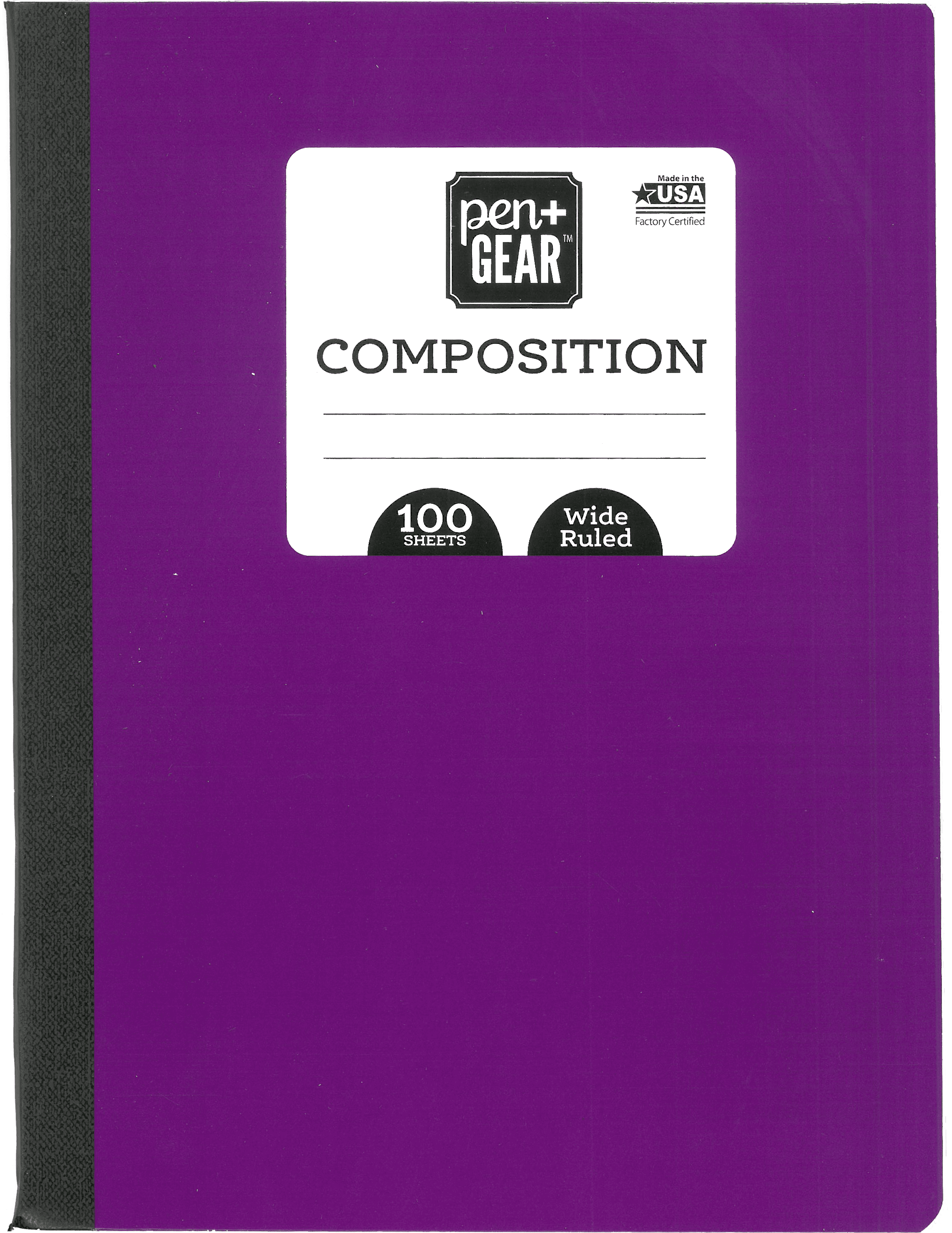 Pen + Gear 1-Subject Notebook, College Ruled, 70 Sheets, Purple