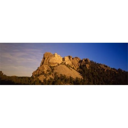 The Runners Shop Rapid City Low angle view of a monument Mt Rushmore National Monument Rapid City South Dakota USA Poster Print ()
