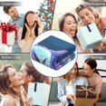 thumbnail image 5 of Starry Night Sky Eagle Wearable Blanket Hoodies for Women Men Adults Eagle Lovers Cozy Warm Bright Purple Bald Eagles Hooded Blankets for Home Couch Decor 50x60 Inch, 5 of 5