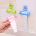 thumbnail image 4 of Toothpaste Tube Squeezer 2 Pack No Drill Wall Mount Cup Toothpaste Squeezer Roller for Bathroom Small Space Storage Housewarming Gift Plastic Organizer, 4 of 5
