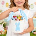 thumbnail image 5 of Easter Rabbit Containing And Egg Rabbit Canvas Tote For Easter Egg Candy Storage, 5 of 5