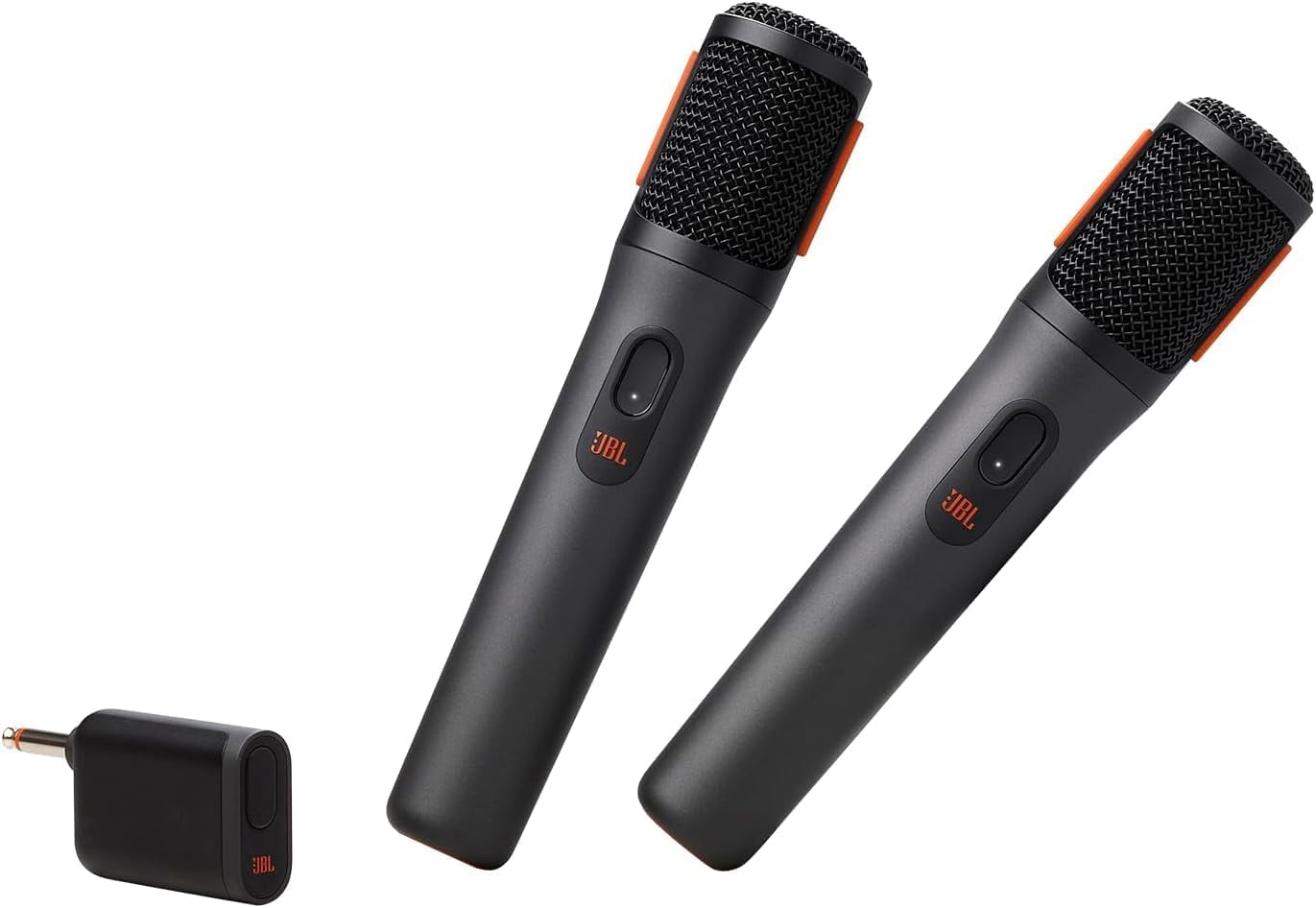 JBL PartyBox Wireless Mic - 2X Digital Wireless Microphones, Rechargeable Battery, Compatible with All PartyBox Speakers (Black) Including Winguard Protective Travel Case
