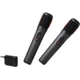 thumbnail image 3 of JBL PartyBox Wireless Mic - 2X Digital Wireless Microphones, Rechargeable Battery, Compatible with All PartyBox Speakers (Black) Including Winguard Protective Travel Case, 3 of 4