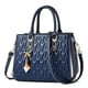 thumbnail image 1 of LHSHID Retro Embroided Thread Leather Top-handle Bag Designer Female Handbag Middle-aged Pendant Crossbody Bag Purse sac, 1 of 6