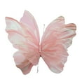 thumbnail image 2 of Large Silk Butterfly Wedding Decoration 50cm Butterfly Shaped Artificial Flower pink Smile Home, 2 of 9
