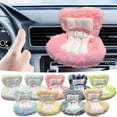 thumbnail image 2 of Cute car seat with Soft Furry Cushion for 10-17cm Dolls, air Vent Clip and Desktop Stand Accessories to Display Doll, Functional car Ornament for Doll Lovers (Light Yellow), 2 of 8