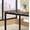 Black 118, variant on Espresso Wood Round Dining Table with Brass Nailhead Trim and Storage Shelf for Small Spaces
