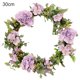 thumbnail image 2 of Puerta artificial Guirnalda de flores Simulación Decoración floral Banquete de boda Guirnalda de flores falsas Adorno para el hogar, Púrpura, 30 cm Inevent HA9088-03B, 2 of 6