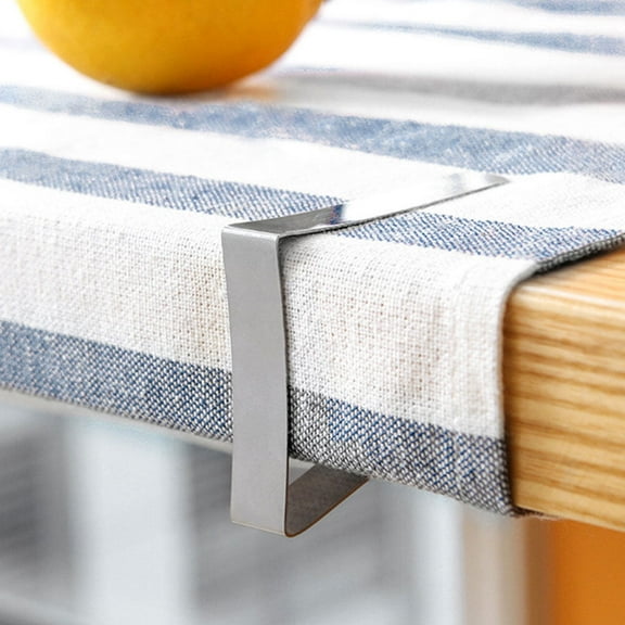 HONMEET 16Pcs Stainless Steel Triangle Tablecloth Clips for Household Use Secure Table Cover Holders