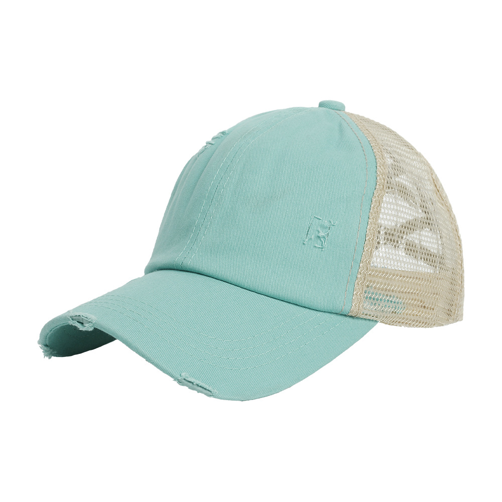 Womens Criss Cross Ponytail Hat 